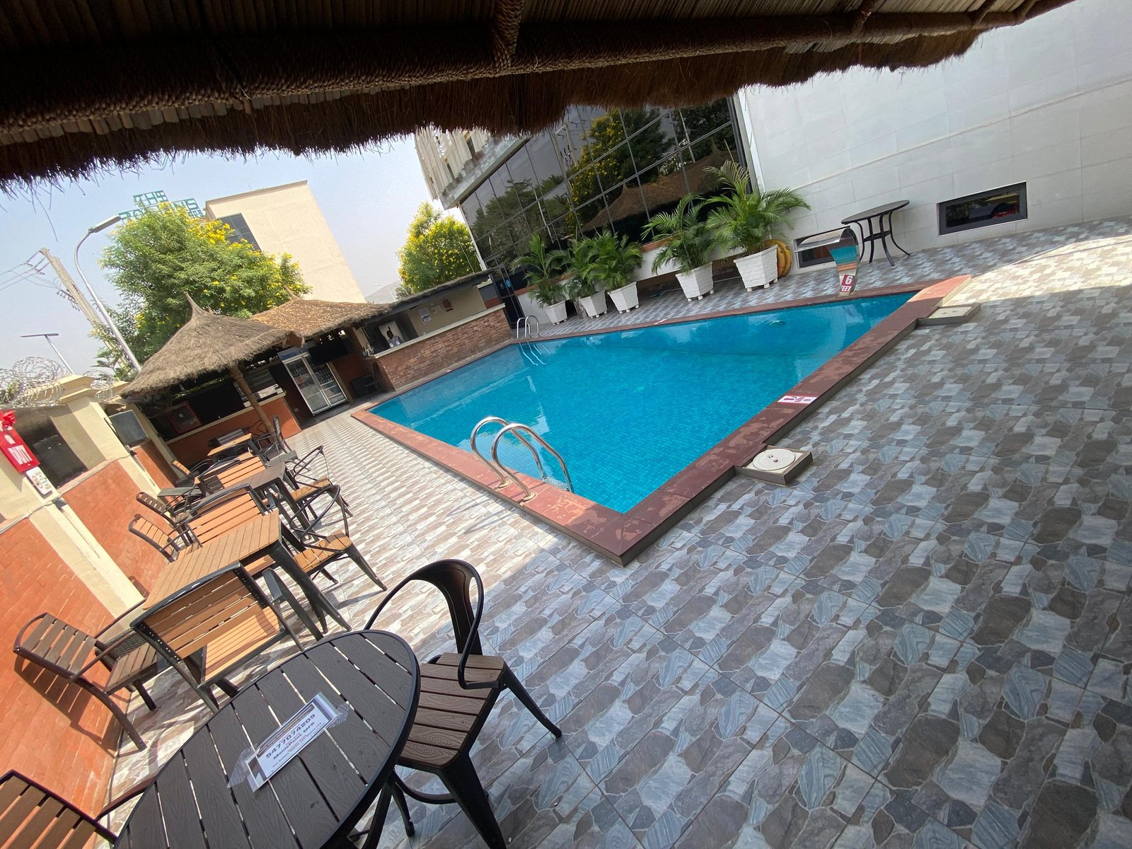 Poolside