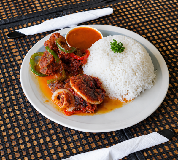 White Rice & Stew